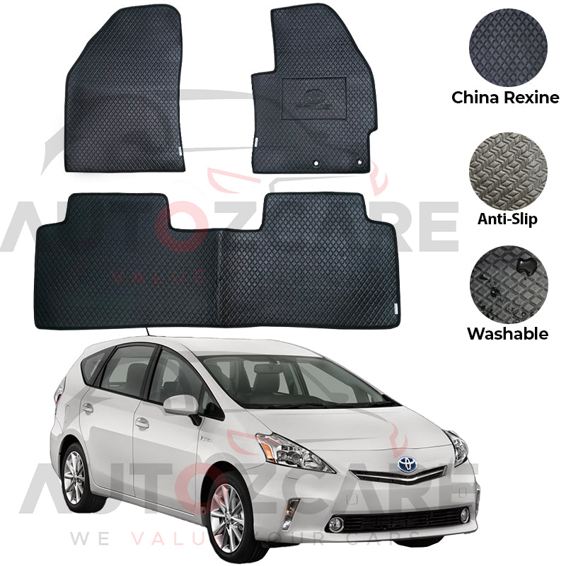 Toyota Prius China Rexine Floor Mat 3PCS - Model 2009-2015