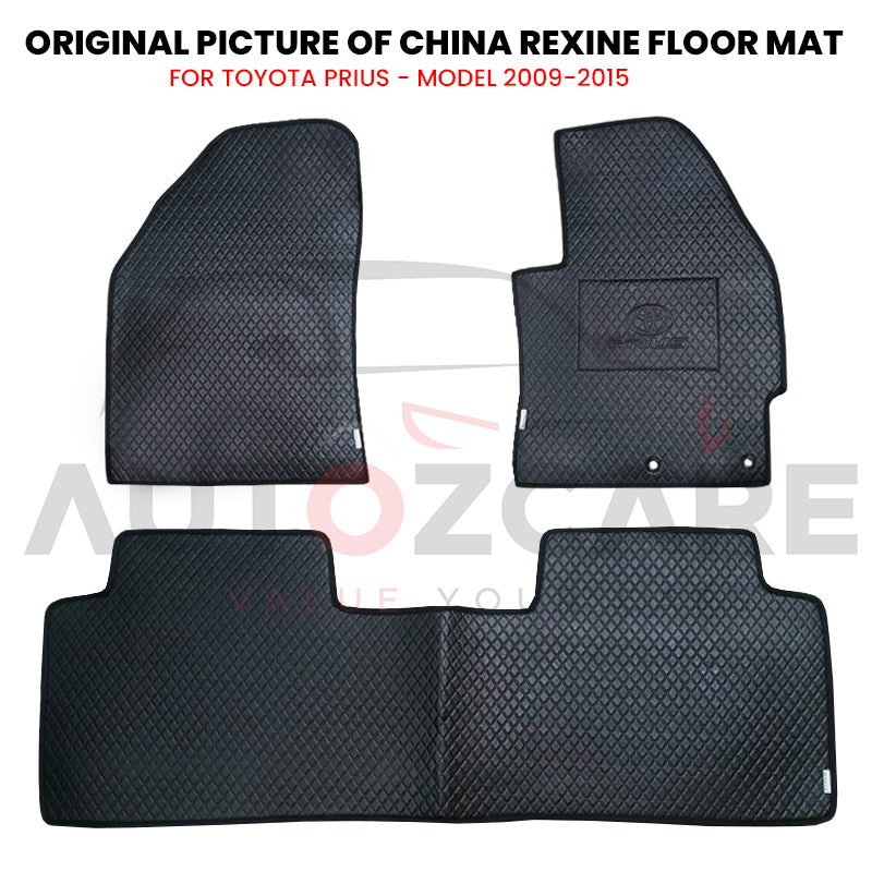 Toyota Prius China Rexine Floor Mat 3PCS - Model 2009-2015