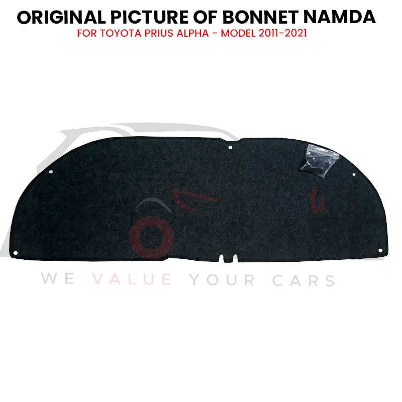 Toyota Prius Alpha Bonnet Protector/Namda - Model 2011-2021
