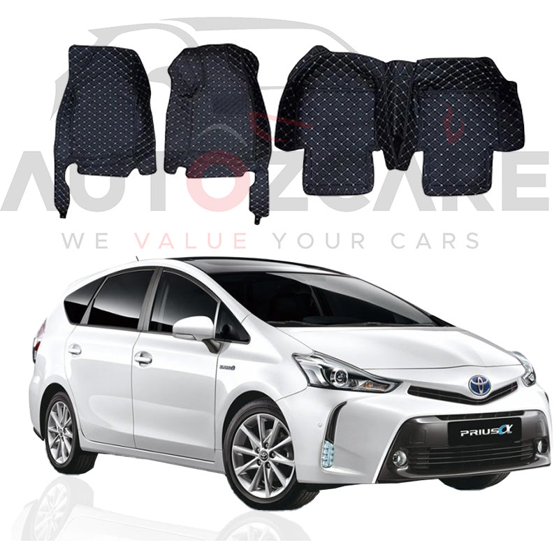 Toyota Prius Alpha 7D Floor Mats - Model 2011-2021