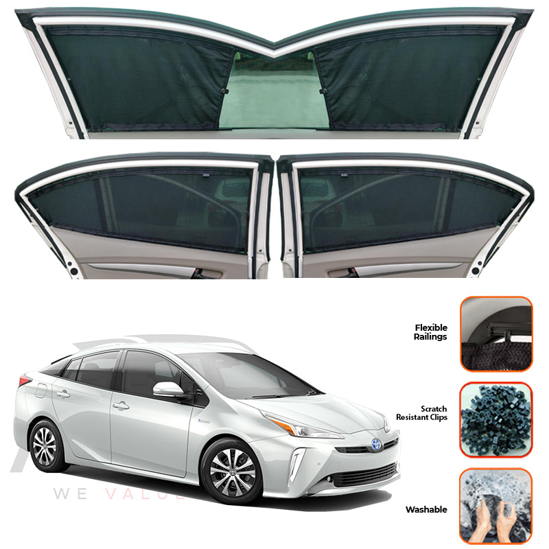 Toyota Prius Custom Car Sliding Curtains - Model 2016-2021