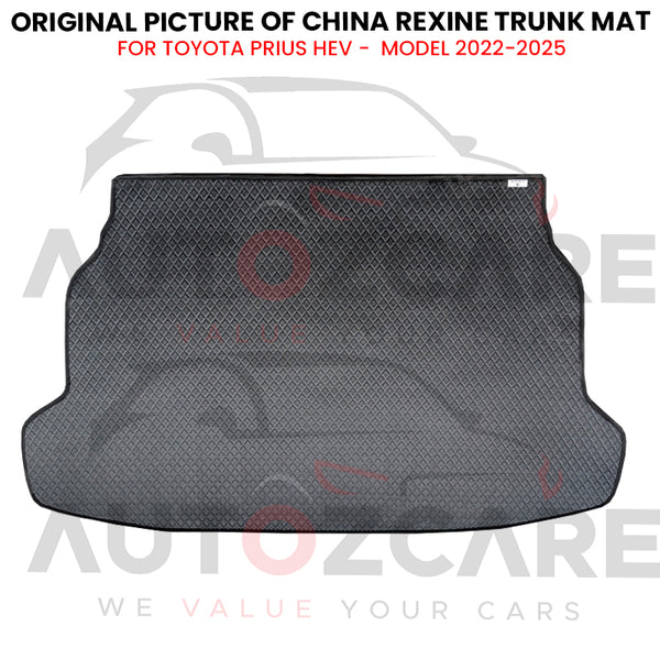 Toyota Prius HEV China Rexine Custom-Size Trunk Mat - Model 2022-2025
