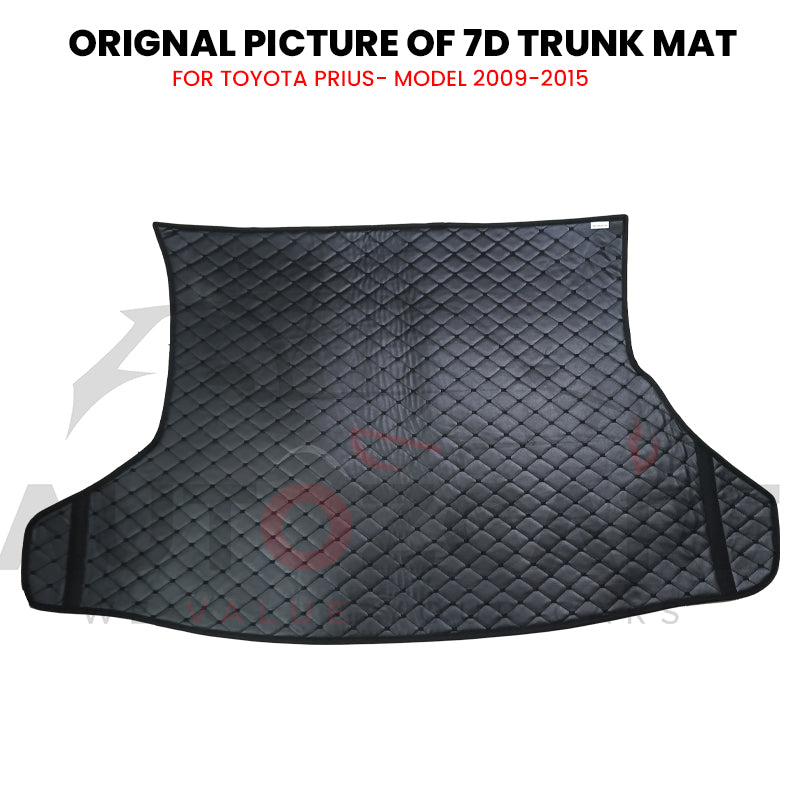 Toyota Prius 7D Custom Car Trunk Mat - Model 2009-2015