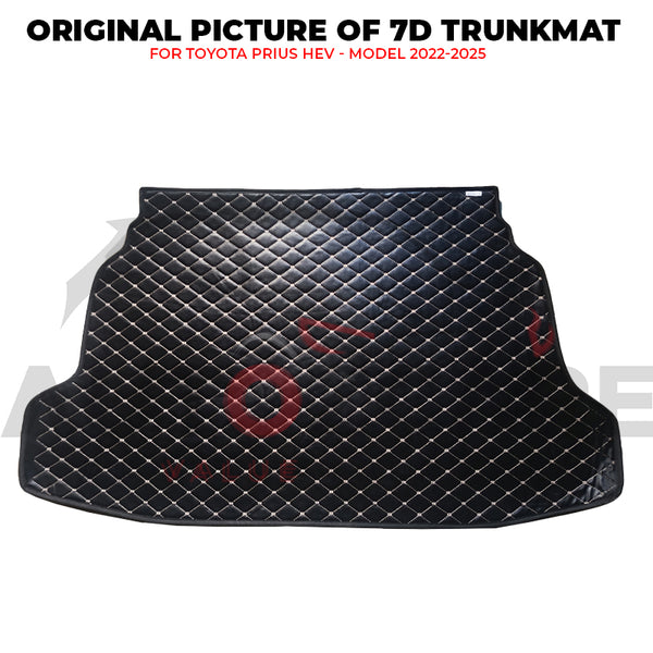 Toyota Prius HEV 7D Custom Car Trunk Mat - Model 2022-2025