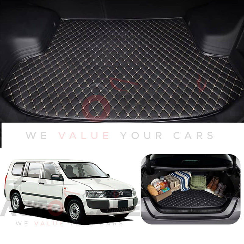 Toyota Probox 7D Custom Car Trunk Mat - Model 2002-2018