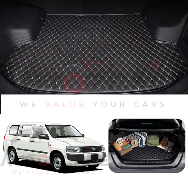 Toyota Probox 7D Custom Car Trunk Mat - Model 2002-2018
