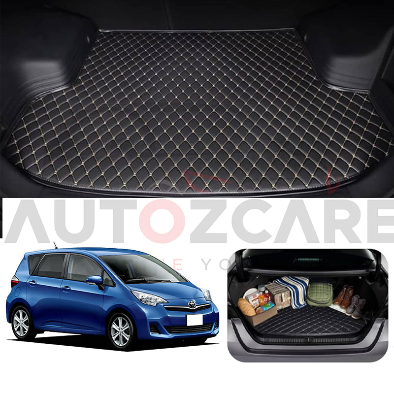 Toyota Ractis 7D Custom Car Trunk Mat - Model 2005-2010