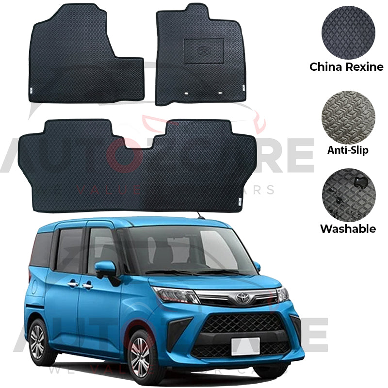 Toyota Roomy China Rexine Floor Mat 3PCS - Model 2016-2025