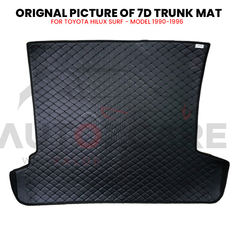 Toyota Hilux Surf 7D Custom Car Trunk Mat - Model 1990-1996