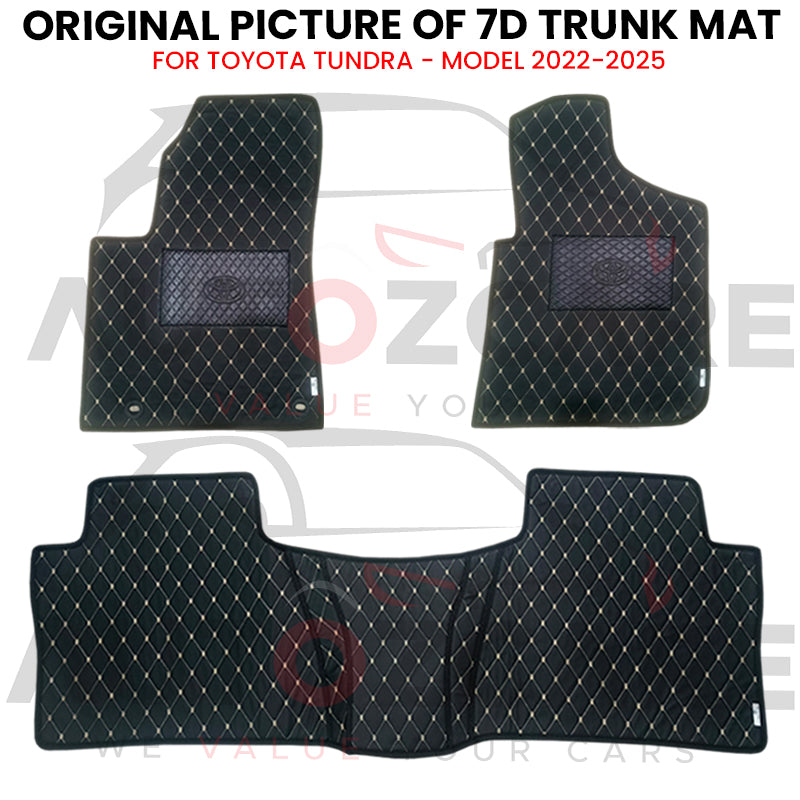 Toyota Tundra 7D Floor Mat (Flat Style) 5PCS - Model 2022-2025