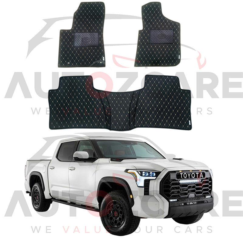 Toyota Tundra 7D Floor Mat (Flat Style) 5PCS - Model 2022-2025