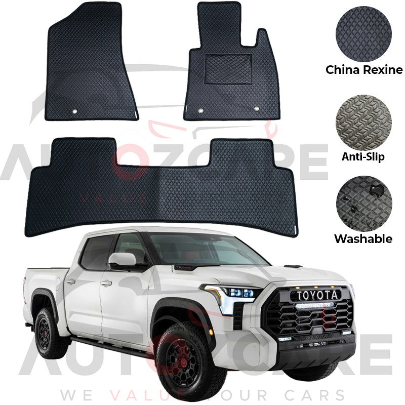 Toyota Tundra China Rexine Floor Mat 5PCS - Model 2022-2025