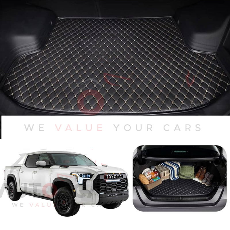 Toyota Tundra 7D Custom Car Trunk Mat - Model 2022-2025
