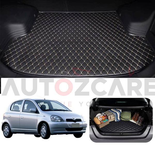 Toyota Vitz 7D Custom Car Trunk Mat - Model 1998-2004