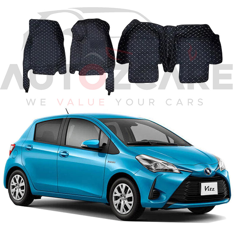 Toyota Vitz 7D Floor Mats - Model 2012-2020