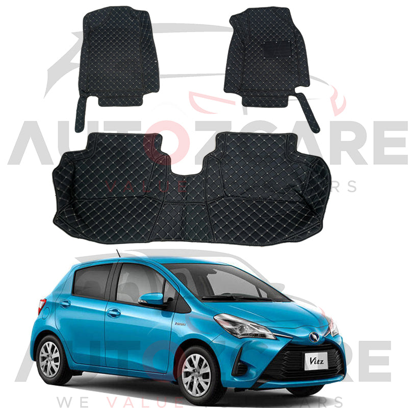 Toyota Vitz 7D Floor Mats - Model 2012-2020