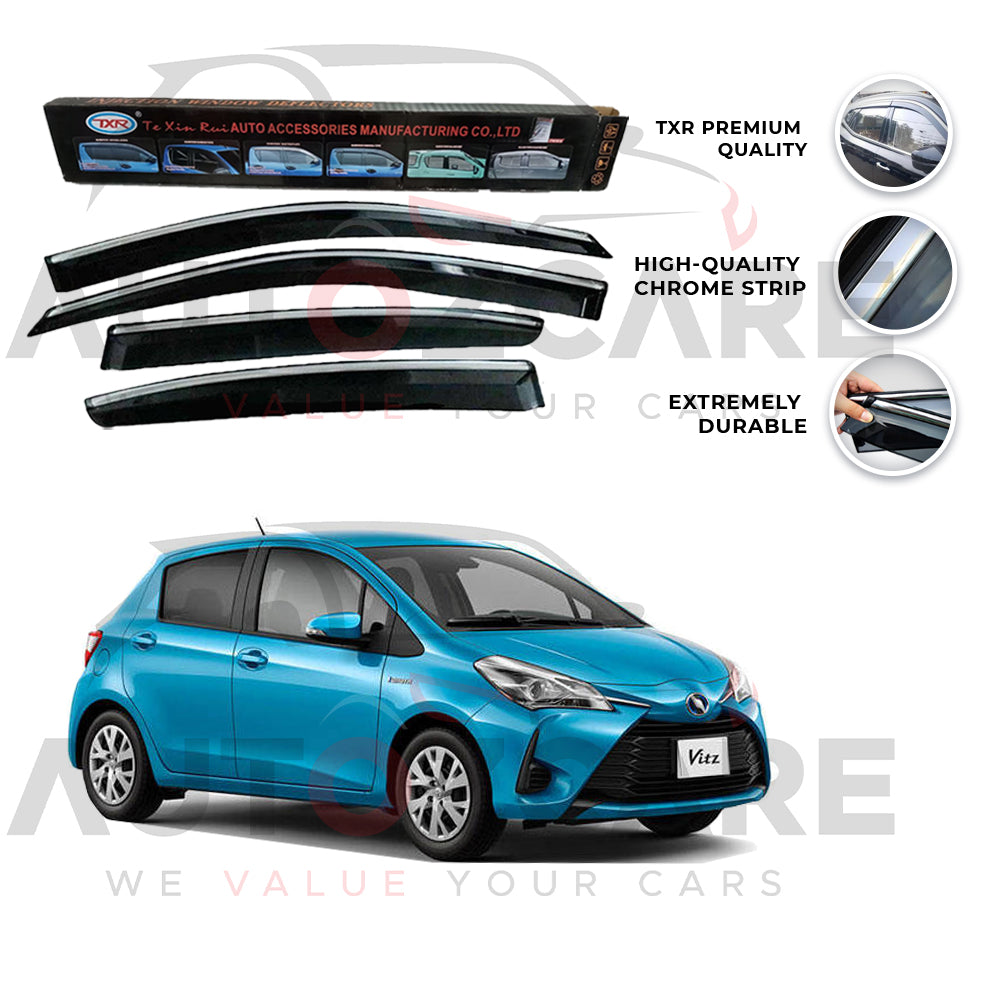 Toyota Vitz TXR Air press sun visor with chrome - Model 2012-2020