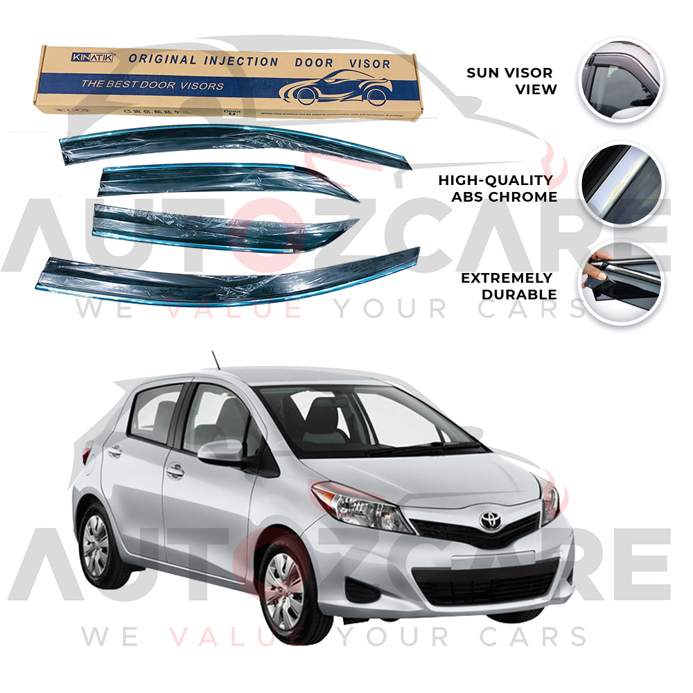 Toyota Vitz Air press sun visor with chrome model 2021-2025