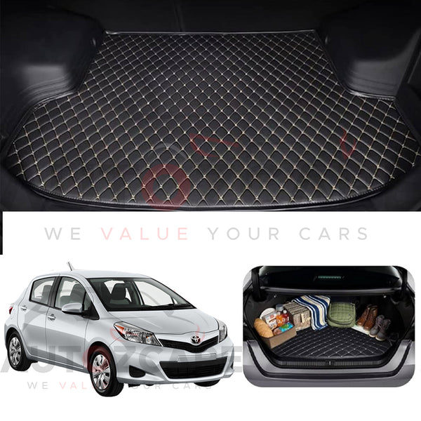 Toyota Vitz 7D Custom Car Trunk Mat - Model 2021-2025