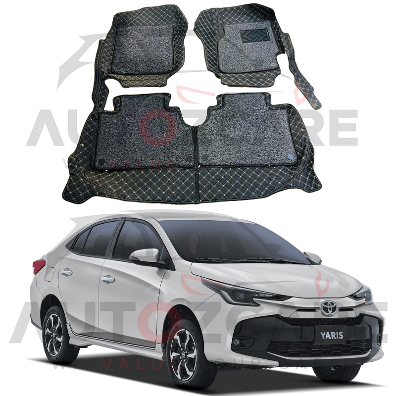 Toyota Yaris 9D Custom Floor Mat - Model 2020-2025