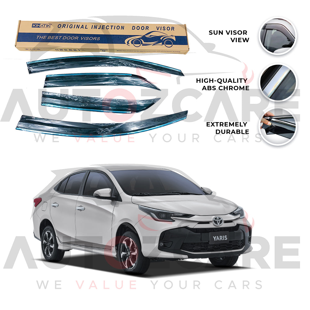 Toyota Yaris Air press sun visor with chrome - Model 2020-2025