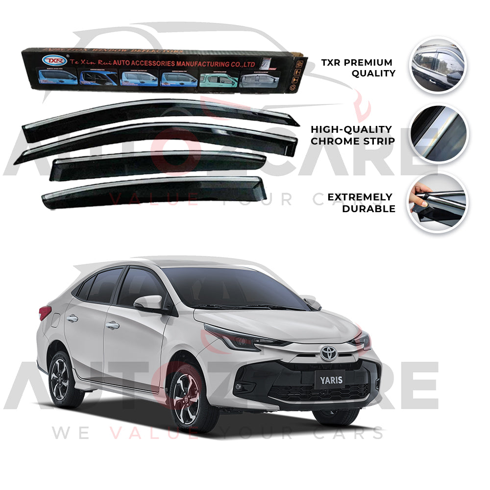 Toyota Yaris TXR Air press sun visor with chrome - Model 2020-2025