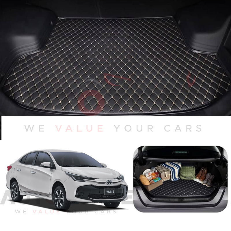 Toyota Yaris 7D Custom Car Trunk Mat - Model 2020-2025