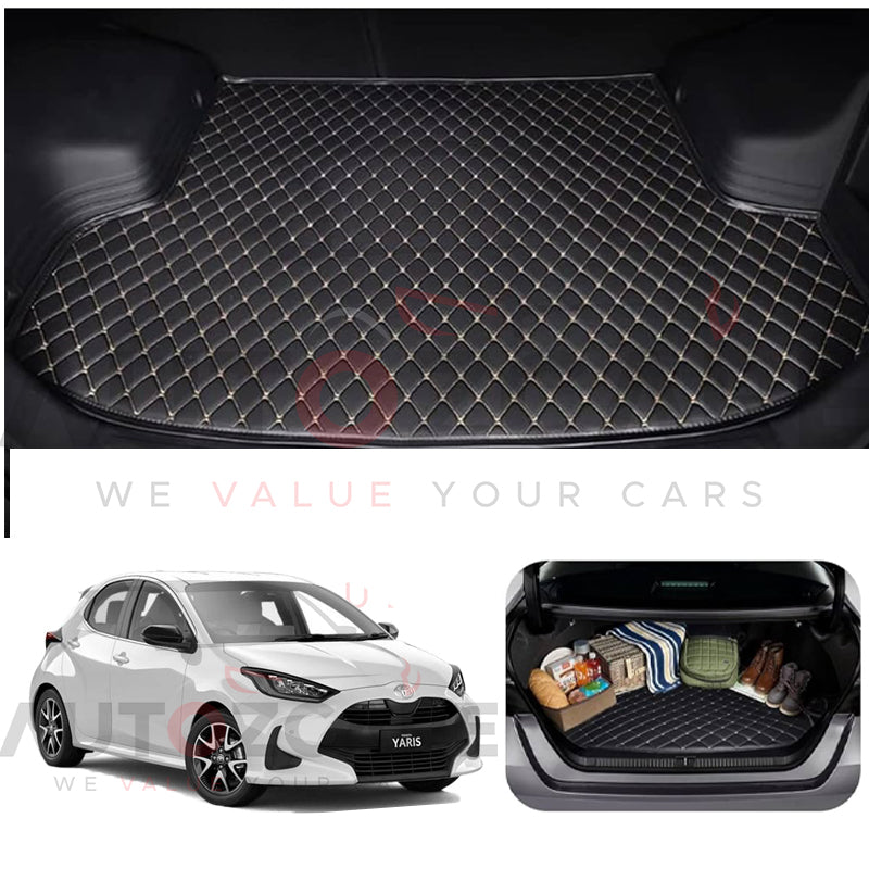 Toyota Yaris Hybrid 7D Custom Car Trunk Mat - Model 2019-2025