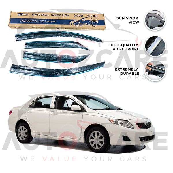 Toyota Corolla Air press sun visor with chrome - Model  2009-2013