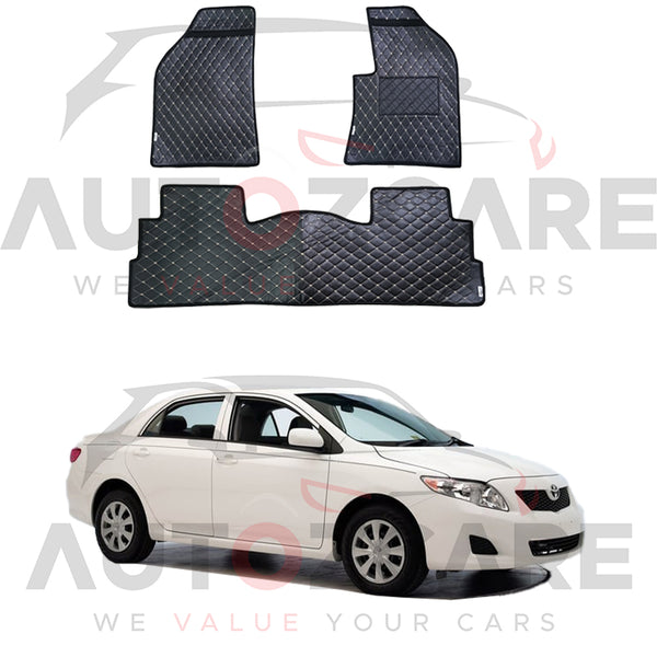 Toyota Corolla 7D Floor Mat ( Flat Style ) - Model 2009-2013