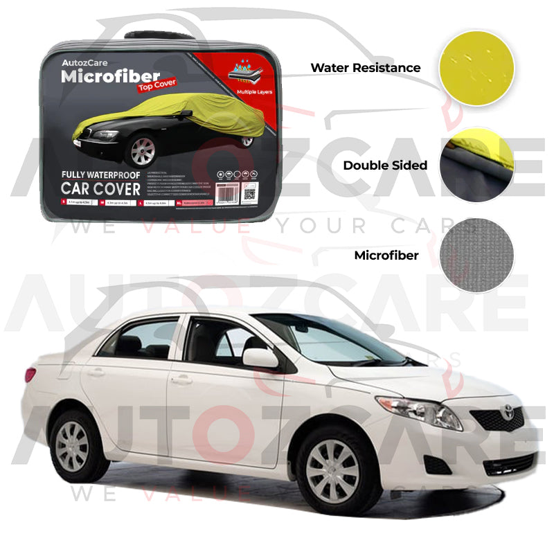 Toyota Corolla Microfiber Car Top Cover - Model 2009-2013