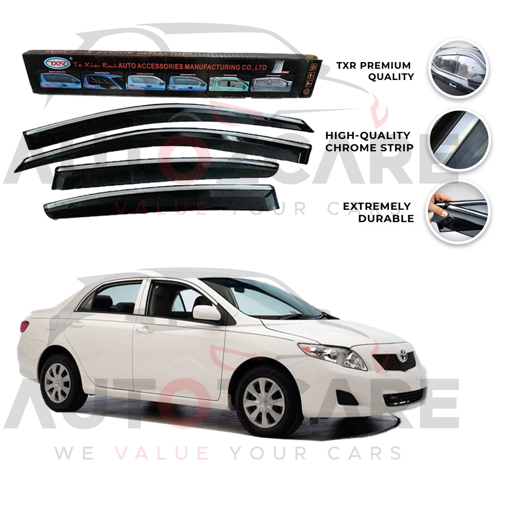 Toyota Corolla TXR Air press sun visor with chrome - Model 2009-2013
