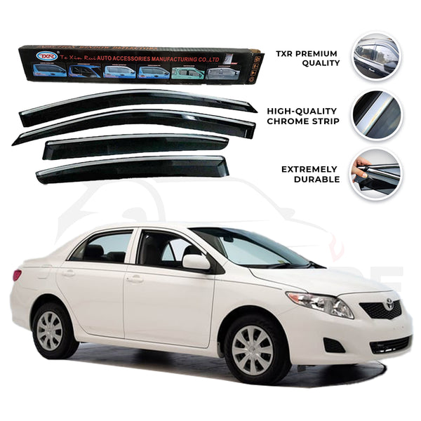 Toyota Corolla TXR Air press sun visor with chrome - Model 2009-2013