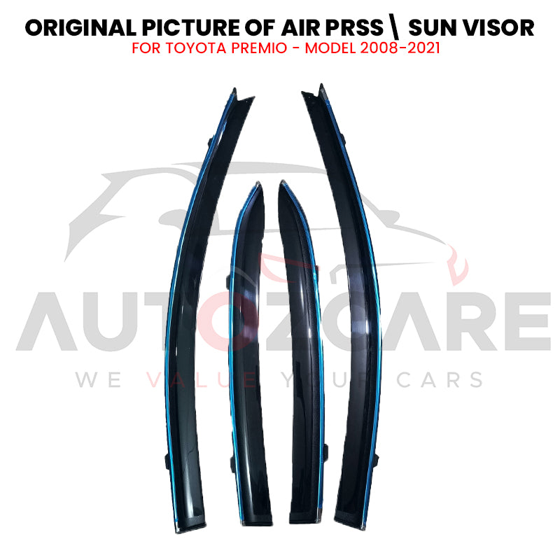 Toyota Premio Air press sun visor with chrome - Model 2001-2007
