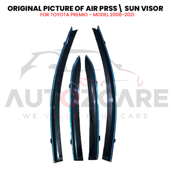 Toyota Premio Air press sun visor with chrome - Model 2001-2007