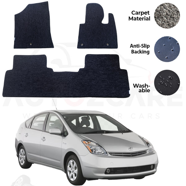 Toyota Prius Genuine Fitting Carpet Floor Mat 3PCS - Model 2003-2009