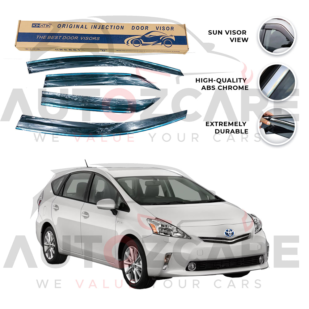 Toyota Prius Air press sun visor with chrome - Model  2009-2015