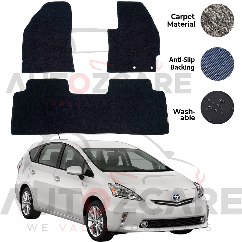 Toyota Prius Genuine Fitting Carpet Floor Mat 3PCS - Model 2009-2015