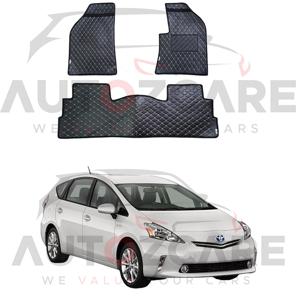 Toyota Prius 7D Floor Mat ( Flat Style ) - Model 2009-2015