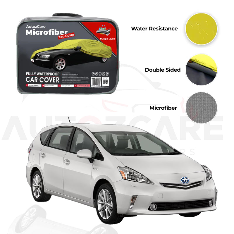 Toyota Prius Microfiber Car Top Cover - Model 2009-2015