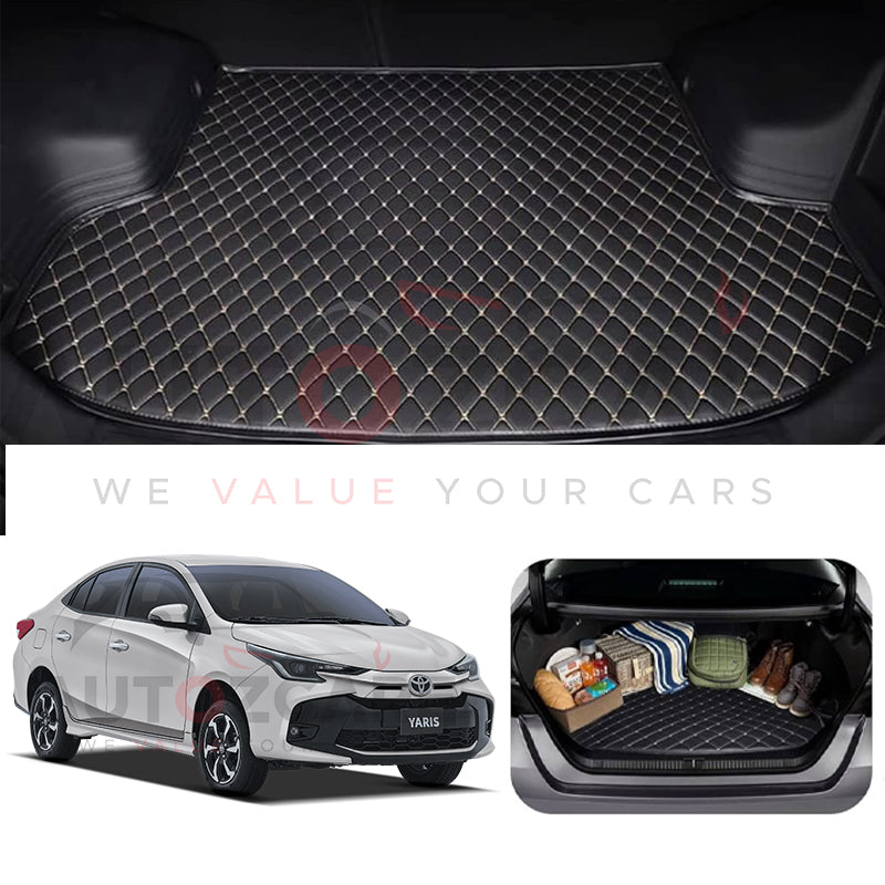 Toyota Yaris 7D Custom Car Trunk Mat - Model 2020-2025