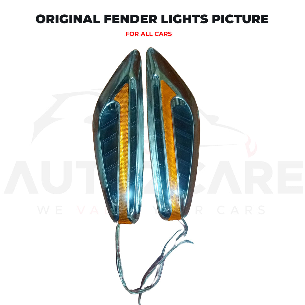 Universal Blade Shape Car Styling Sporty look LED Side | Fender Turn signal Light Indicator