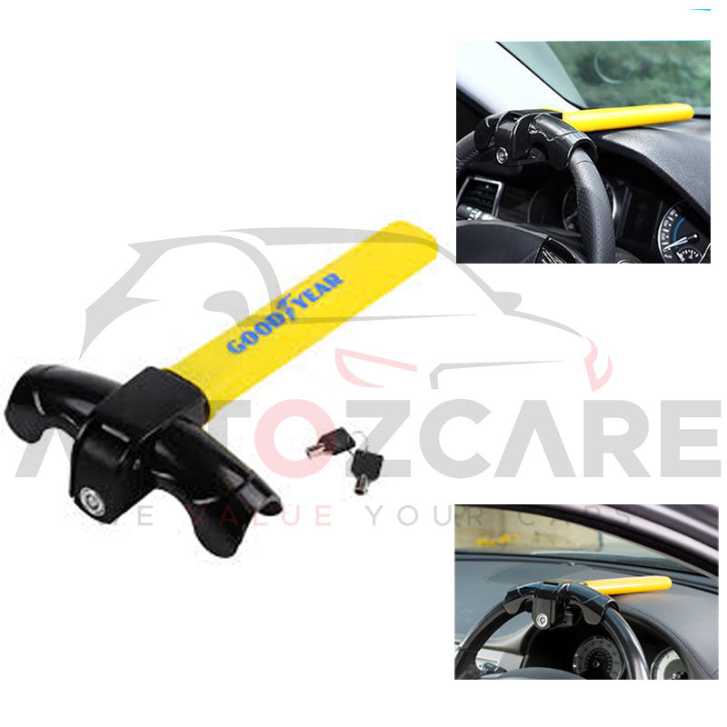 Universal T-Shaped Steering Lock | Anti-Theft Car Van High Security Rotary Steering Wheel Lock
