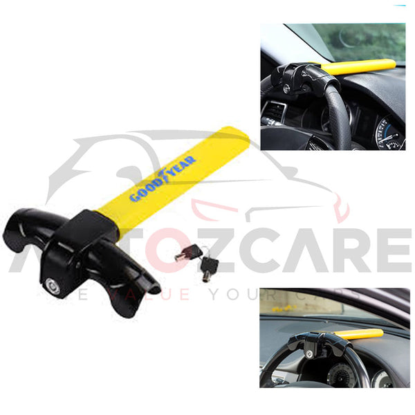 Universal T-Shaped Steering Lock | Anti-Theft Car Van High Security Rotary Steering Wheel Lock