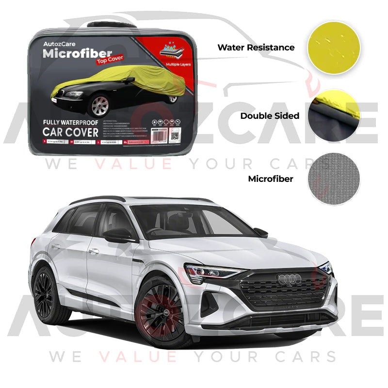 Audi Q8 E Tron Microfiber Car Top Cover - Model 2018-2026