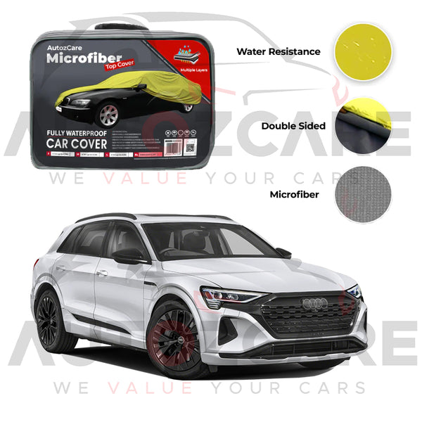Audi Q8 E Tron Microfiber Car Top Cover - Model 2018-2026