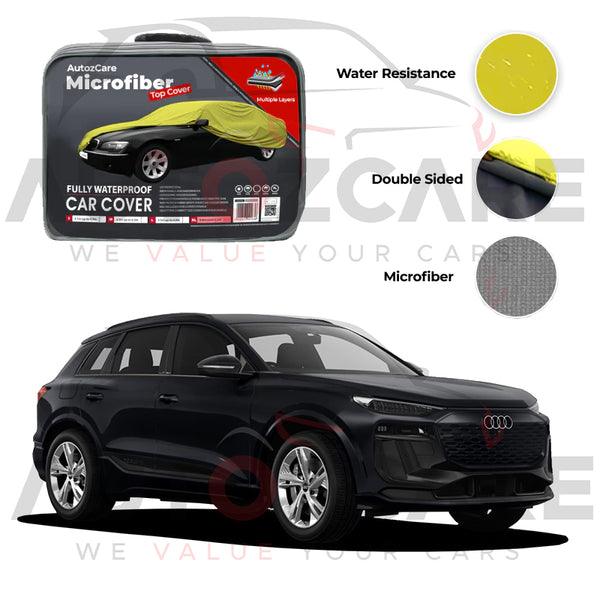 Audi Q6 E-Tron Microfiber Car Top Cover - Model 2025-2026