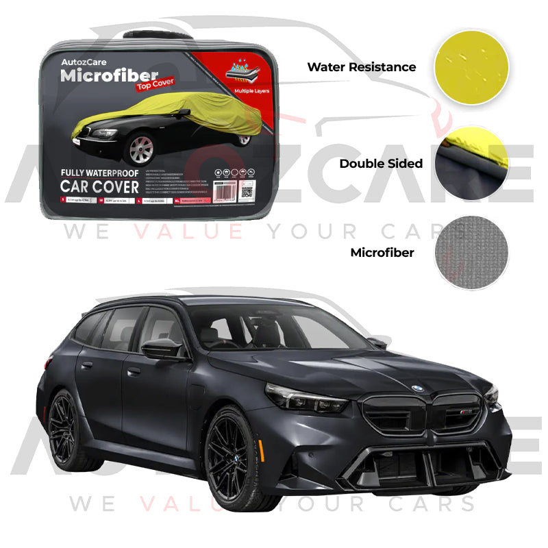 BMW M5 Microfiber Car Top Cover - Model 2024-2026