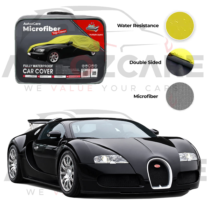 img Bugatti Yeyron Microfiber Car Top Cover - Model 2009-2015