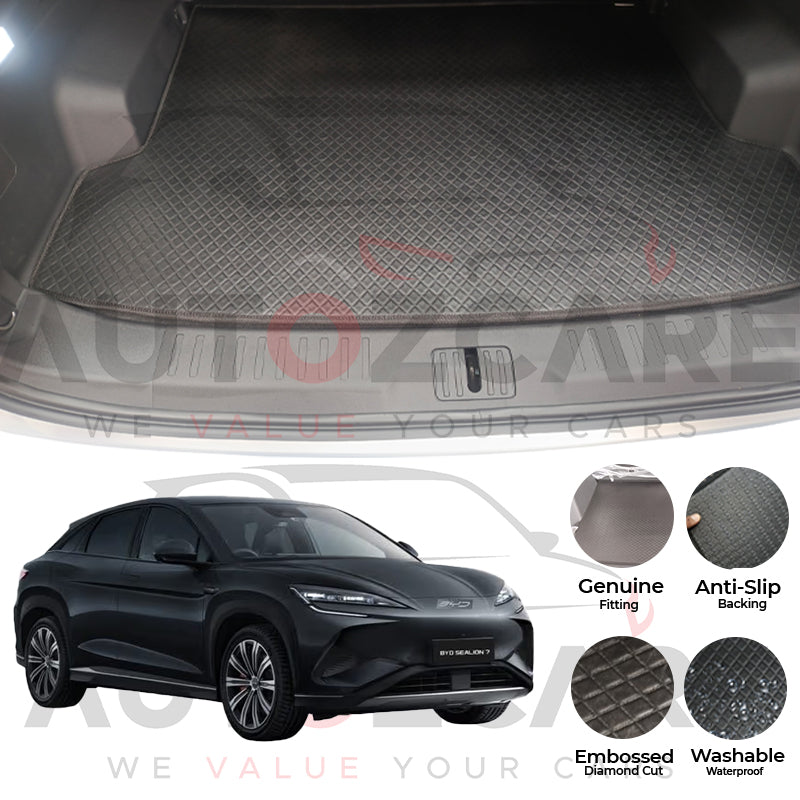 BYD Sealion 7 China Rexine Custom-Size Trunk Mat - Model 2024-2026